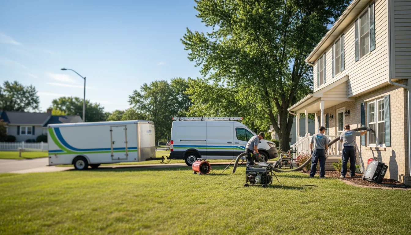 Flooded Basement Restoration And Cleanup With Repair in Gallipolis, OH near me